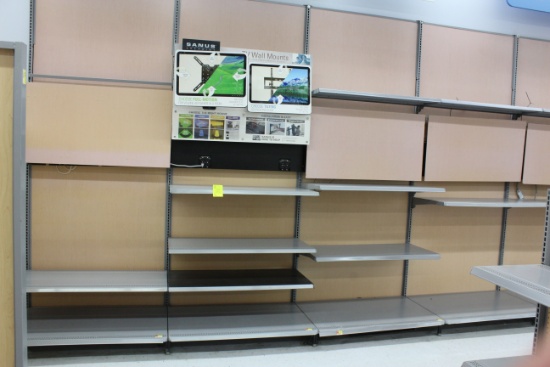 LA Darling Wall Shelving. 48x22" shelves, 10' uprights.