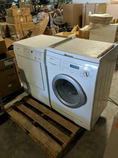Bosch front loading washer and dryer