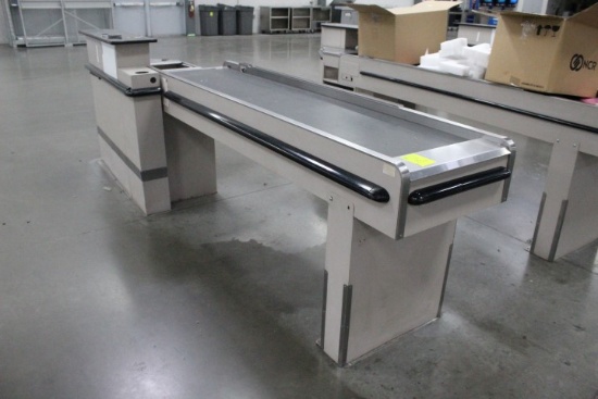 Pan-Oston Checkstand W/ 8ft Belt. 115 Volt, No POS