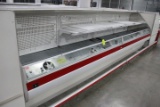 2006 Tyler Open Front Meat Case. Remote Cooled, 120 Volt, R404a, Decking Has Been Removed In  Part -