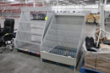 Wire Shelved Merchandisers. Assorted Sizes And Styles