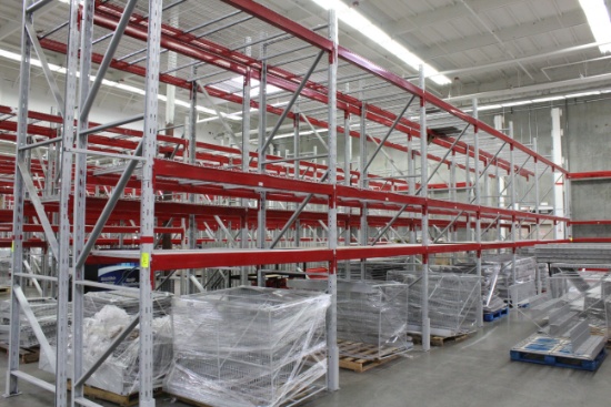 Pallet Racking. 44"x14' uprights, 90"beams.