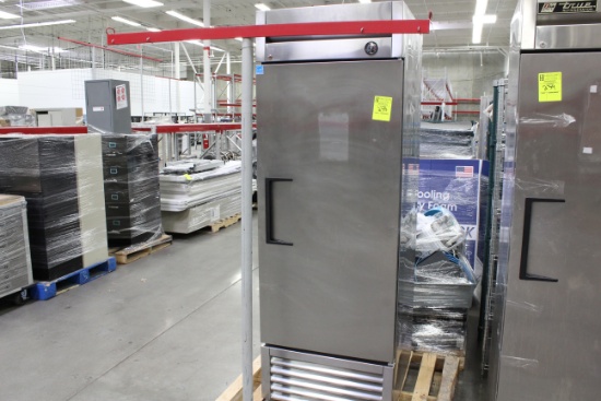 True Single Door Cooler. Stainless. Self contained, 115 volt - Model # T-23 - Serial #  8067523