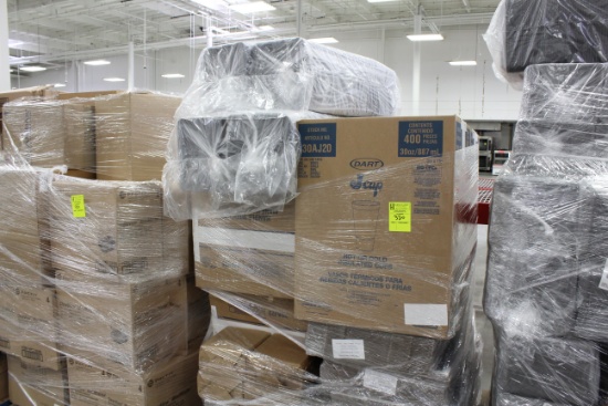 Misc Items. Disposable cups, styrofoam meat tays, cardboard boxes