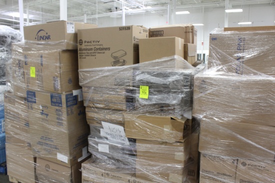Misc Items. Food containers, cardboard boxes
