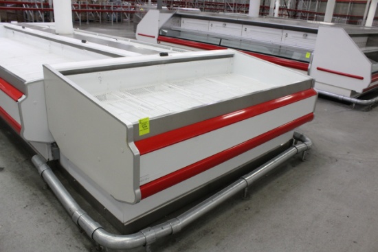 Hussmann Single Deck Case. Remote cooled, 120 volt. Year 2010. - Model # BEXD-8A