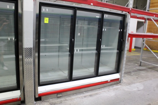 Hussmann Frozen Food Case. Remote cooled, 208 volt defrost. Year 2006. - Model # RL-3 -  Serial # MY