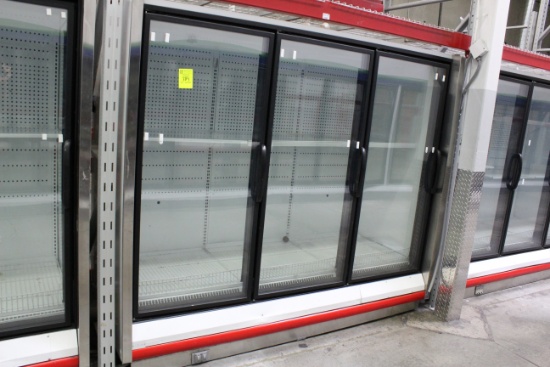 Hussmann Frozen Food Case. Remote cooled, 208 volt defrost. Year 2006. - Model # RL-3 -  Serial # MY