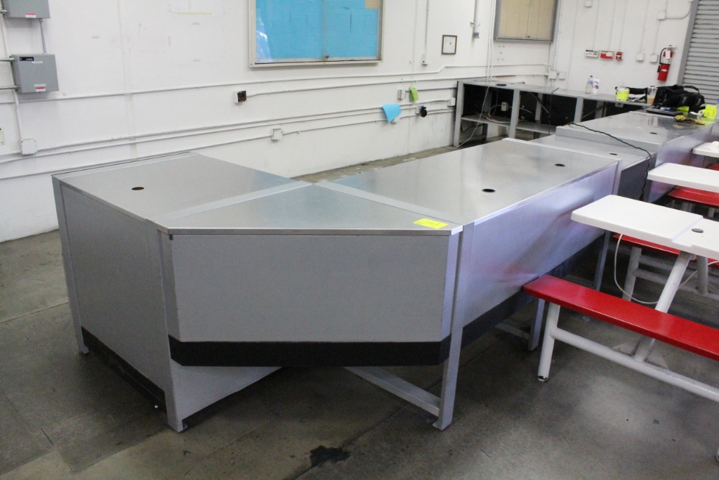 Customer Service Counter Stainless Tops Industrial Machinery