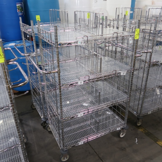 Metro wire shelving carts