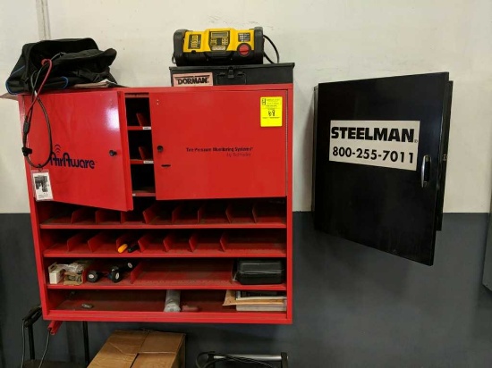 Wall mount tool boxes with jumper box