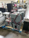 Pallet of battery chargers