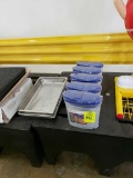 Plastic containers and Stainless Inserts