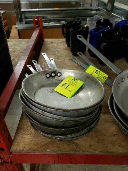 Standard size frying pans