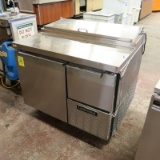 Continental refrigerated pizza prep table