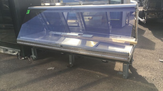 2009 Hussmann 8' Slant Glass Deli Case