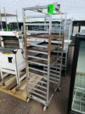 Oven rack with 7 sheet pans