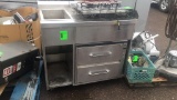 Stainless Work Station W/ Warming Drawers