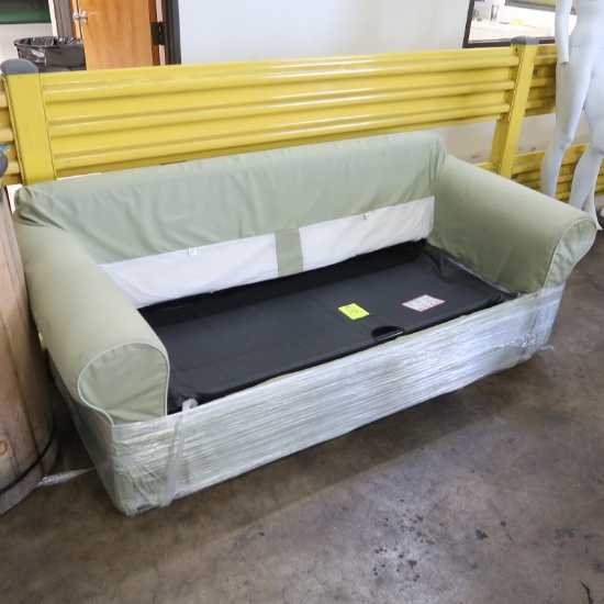 couch w/ pull-out sleeper, missing cushions