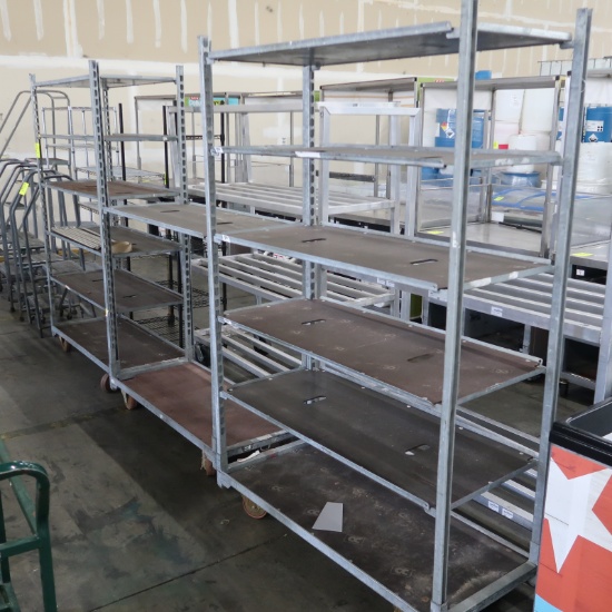 outdoor garden carts, solid shelves