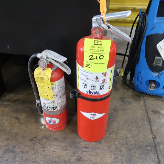 fire extinguishers, dry chemical