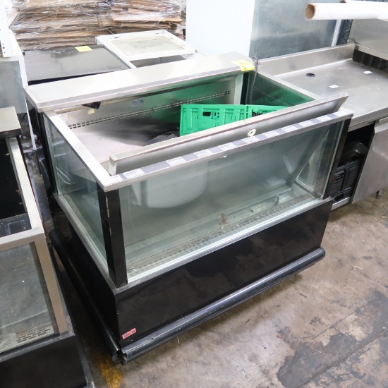 CSC refrigerated showcase w/ 3) glass sides