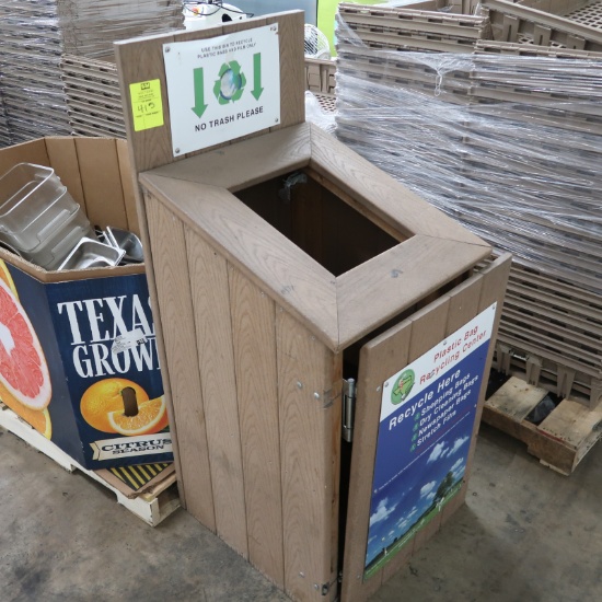 recycle collection bin