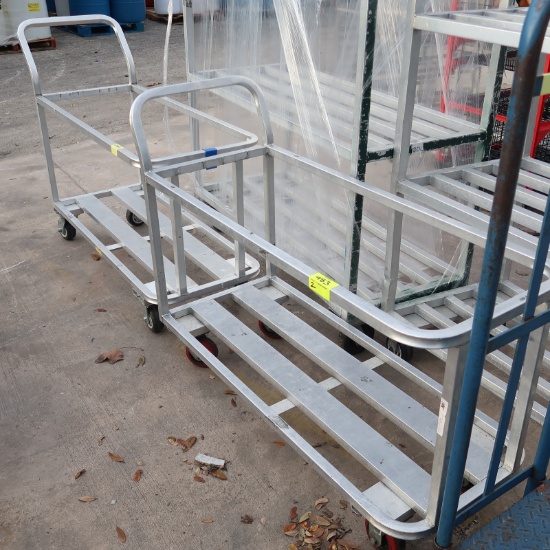 aluminum carts w/ no tops