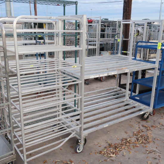 aluminum carts, assorted