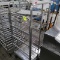 stainless rack , on casters