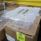 NEW boxes of Cambro food pans & lids, clear polycarbonate, 12 of each