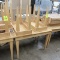 wooden tables, assorted sizes