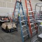 fiberglass step ladder, 8'