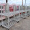 aluminum cooler racks, on casters