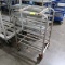 stainless sheet pan cart