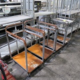 sheet pan carts, steel