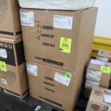 NEW boxes of Cambro dough boxes, white polycarbonate, 6 per box (12 total)