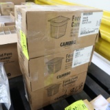 NEW boxes of Cambro food pans, clear polycarbonate, 6 per box (18 total)