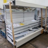 NEW 2018 Hussmann multideck refrigerated case, 8' case w/ no ends, w/ top mirror