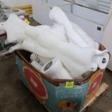 2) crates of mannequin parts