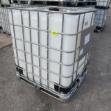 plastic container in steel cages