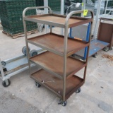steel cart w/ 4) shelves