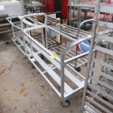 aluminum carts, top surface challenged