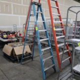 fiberglass step ladder, 8'