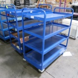 stocking carts w/ 4) shelves