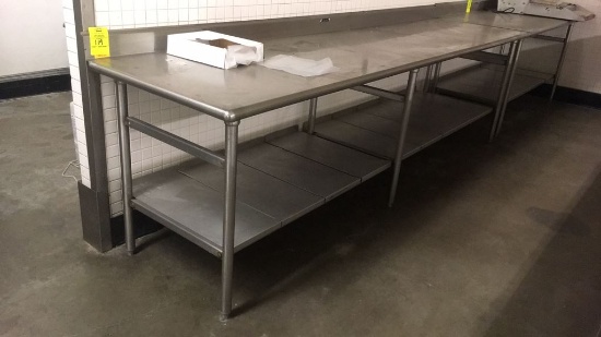Baxter 10' Stainless Table