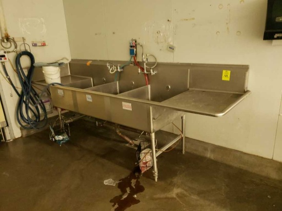 10ft stainless steel sink