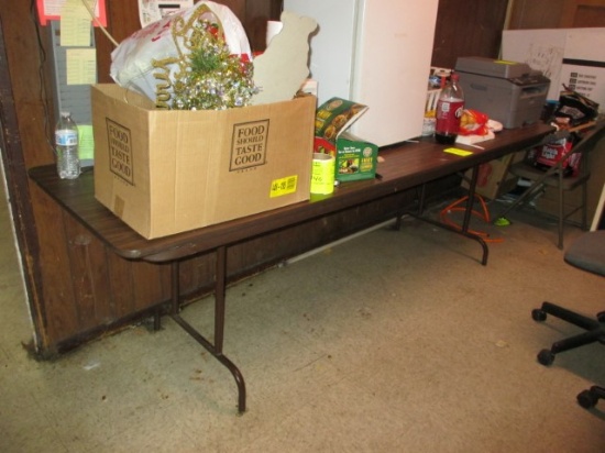 8' Folding Table