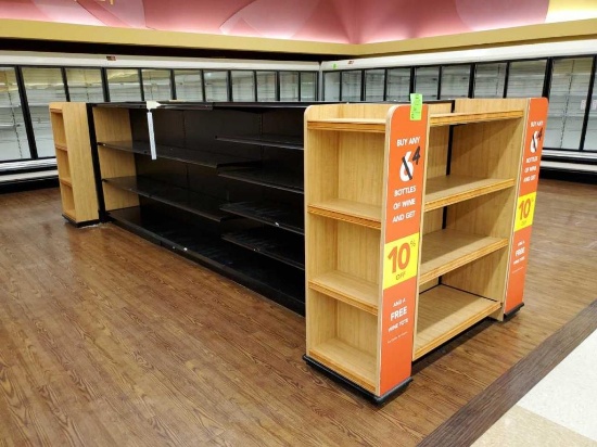 12ft run of Lozier shelving