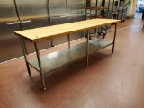8ft Boos Bakery Table